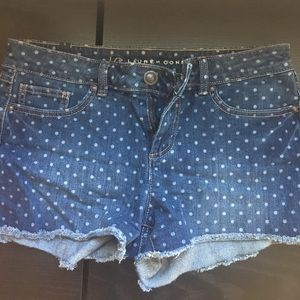 Pretty in Polka! Lauren Conrad PolkaDot Jean short